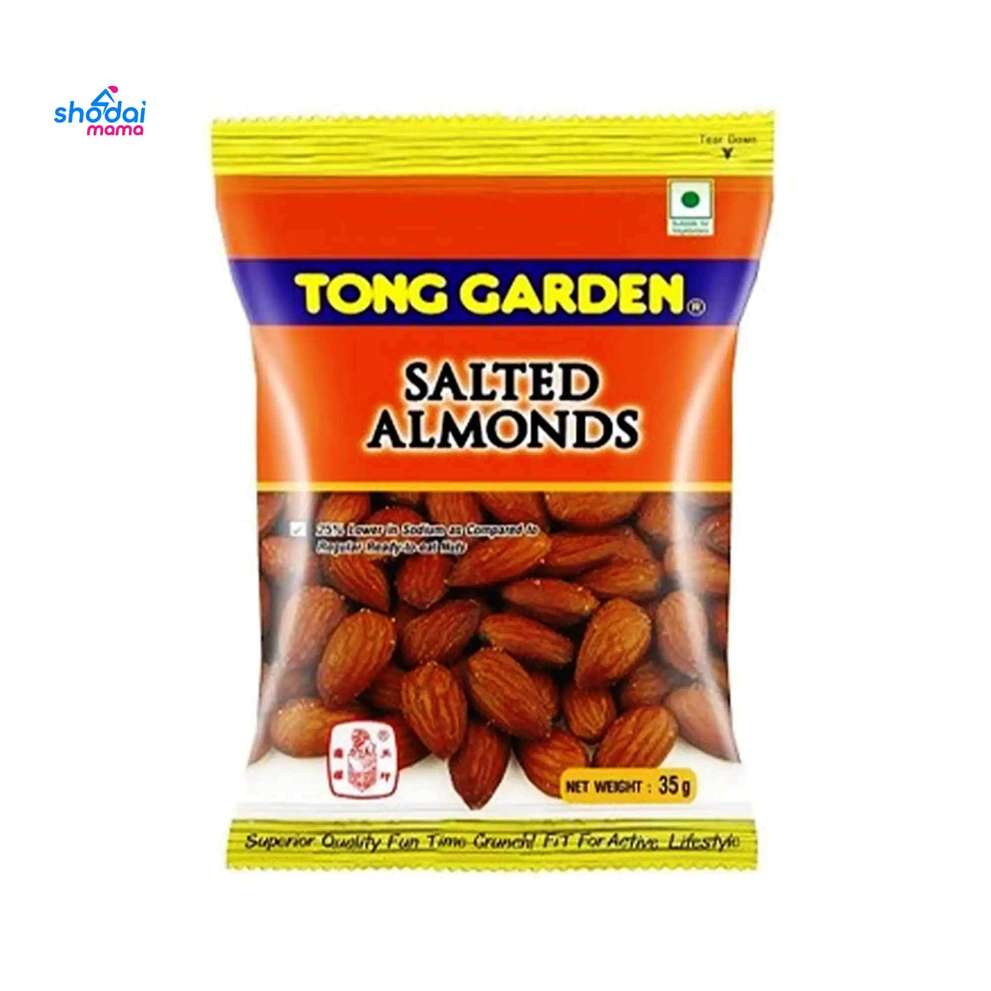 Tong garden Salted Almonds 35gm